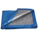 PE plachta zakrývací PROFI 2x3m 140g/1m2 modro-stříbrná
