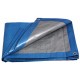 PE plachta zakrývací PROFI 10x15m 140g/1m2 modro-stříbrná